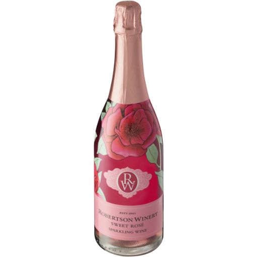 ROBERTSON SPARKLING SWEET ROSE 750ML