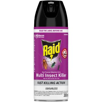 RAID DUAL PURPOSE ODOURLESS 300ML