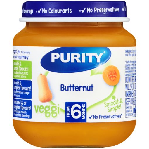 PURITY 2ND FOOD BUTTERNUT 125ML
