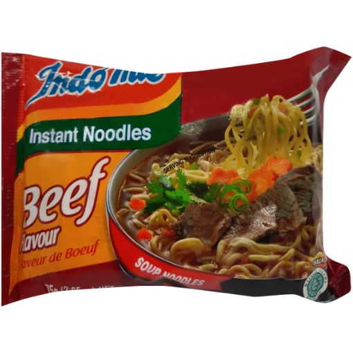 INDOMIE NOODLE BEEF FLAVOUR 75G