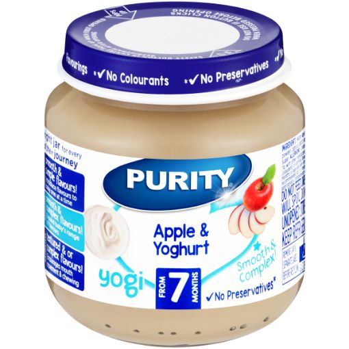 PURITY 2ND FOOD APPLE&YOGHURT 125ML