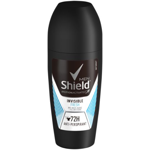SHIELD R/ON INVIS FRESH BLK&WHT MEN 50ML