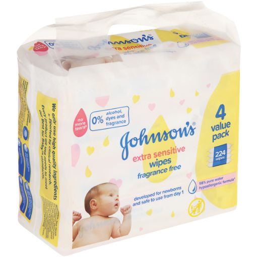 JOHNSON`S BABY EXTRA SENS WIPES