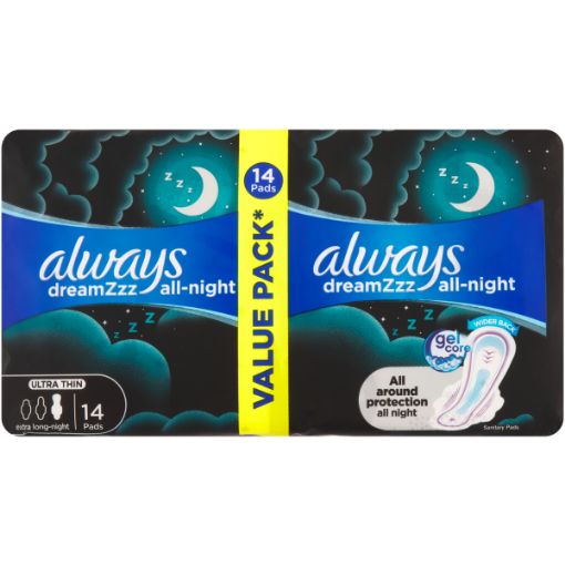 ALWAYS ULTRA SANITARY PADS NIGHT