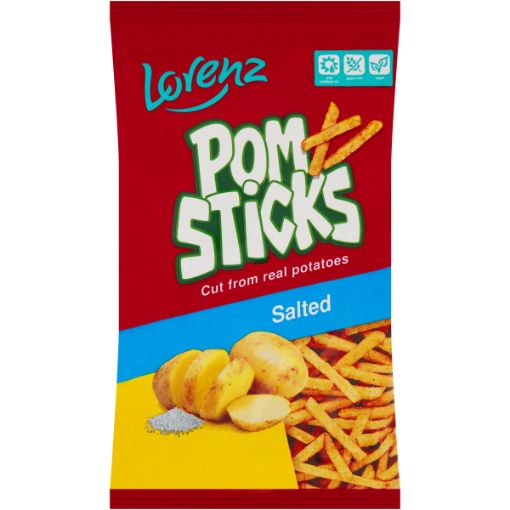 LORENZ POMSTICKS SALTED 85G