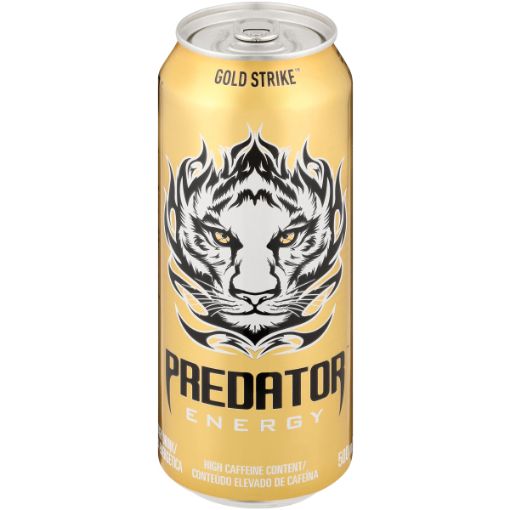 PREDATOR ENERGY DRINK GOLD STRIKE 500ML