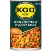KOO MIXED VEGETABLE CURRY 420G