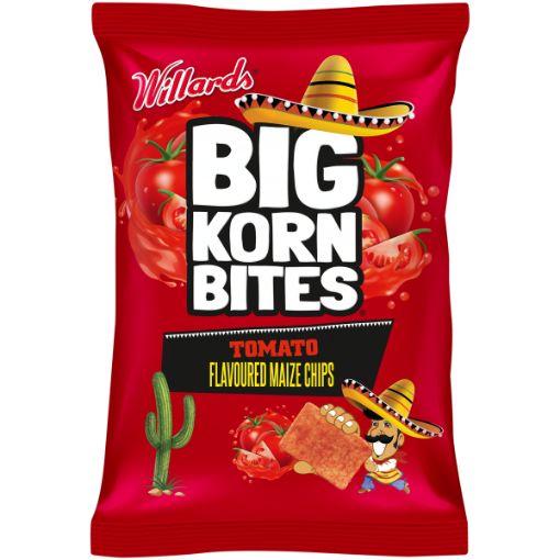 WILLARDS B/CORN BITE TOMATO 120G