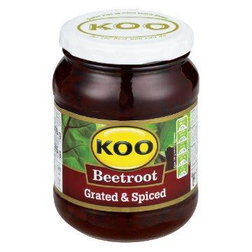 KOO BEETROOT GRATED AND SPICED 405G
