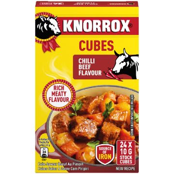 KNORROX STOCK CUBES CHIL BEEF