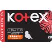 KOTEX PADS U/THIN  BLK NORM DUO WING