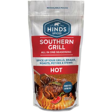 HINDS SPICE SOUTHERN GRILL HOT 200G