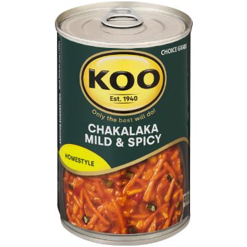KOO CHAKALAKA MILD&SPICY 410G