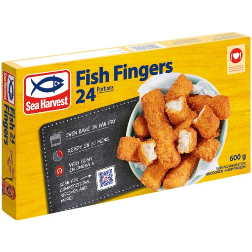SEA HARVEST FISH FINGERS 600G