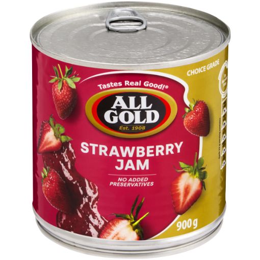 ALL GOLD JAM STRAWBERRY 900G