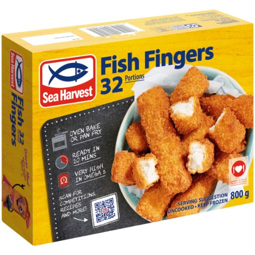 SEA HARVEST FISH FINGERS 800G