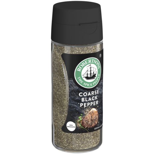 ROBERTSONS COARSE BLACK PEPPER BTL 52G
