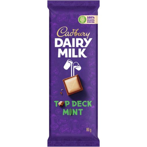 CADBURY SLAB TOP DECK WITH MINT 80G