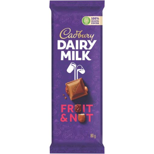 CADBURY SLAB FRUIT&NUT 80G