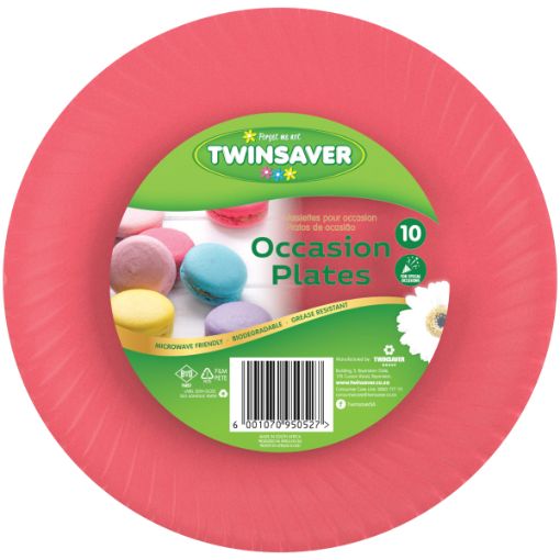 TWINSAVER COLOUR PAPER PLATES