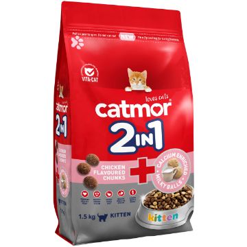 CATMOR CAT FOOD KITTEN CHUNKS 2IN1 C 1.75KG