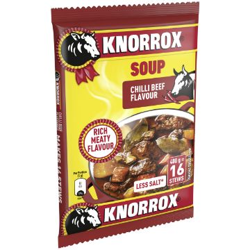 KNORROX SOUP BAG CHILLI BEEF 400G