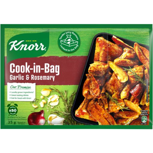 KNORR SPICE COOK COOK IN BAG GARLIC& ROSEMARY 35G