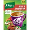 KNORR CUP SOUP CUP A SOUP TH&CRM BEEF&MUS