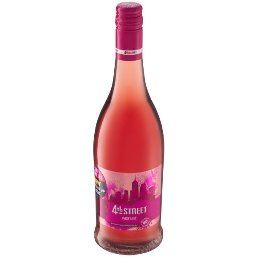 4TH STREET NATURAL SWEET ROSE 750ML