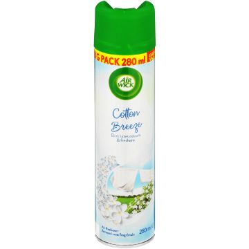 AIRWICK AIR FRESHNER COTTON BREEZE 280ML