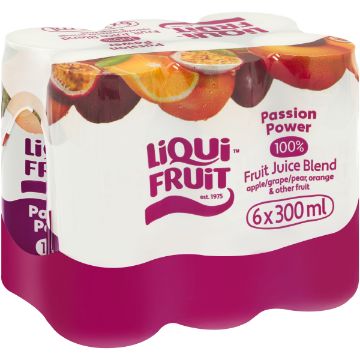 LIQUI-FRUIT L/L PASSION POWER 300ML x 6