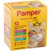 PAMPER CAT FOOD 12X85G F/CUTS M/PACK JELLY