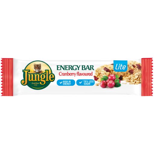 JUNGLE ENERGY BAR E/BAR LITE CRANBERRY