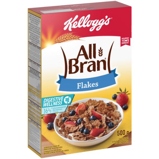 KELLOGG`S ALL BRAN FLAKES WHT BRAN 500G
