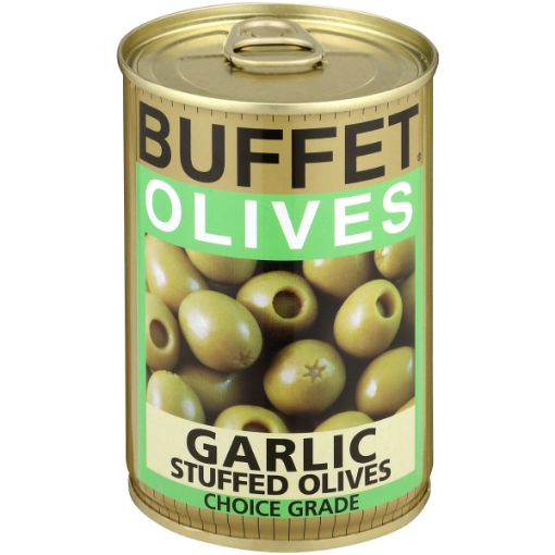 BUFFET GARLIC FILLED OLIVES 300G