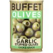 BUFFET GARLIC FILLED OLIVES 300G
