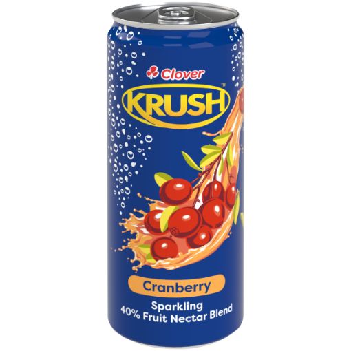 KRUSH CAN SPARK CRANBERRY JUICE 300ML