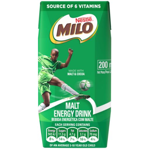 MILO FLAV MILK MALT CHOCOLATE 200ML
