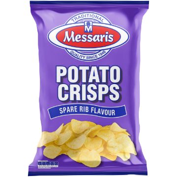 MESSARIS SPARE RIB CRISPS 125G