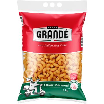 PASTA GRANDE PASTA ELBOWS 3KG