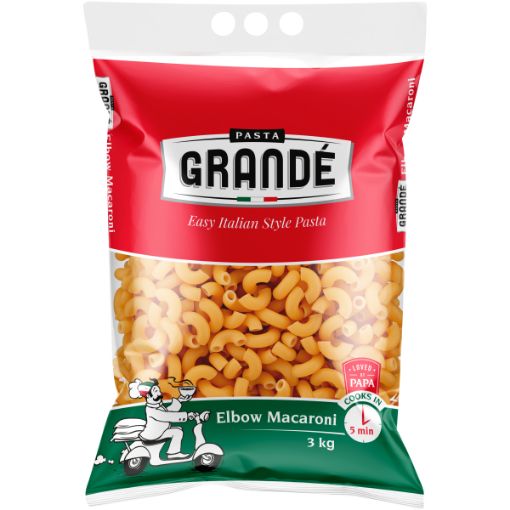 PASTA GRANDE PASTA ELBOWS 3KG