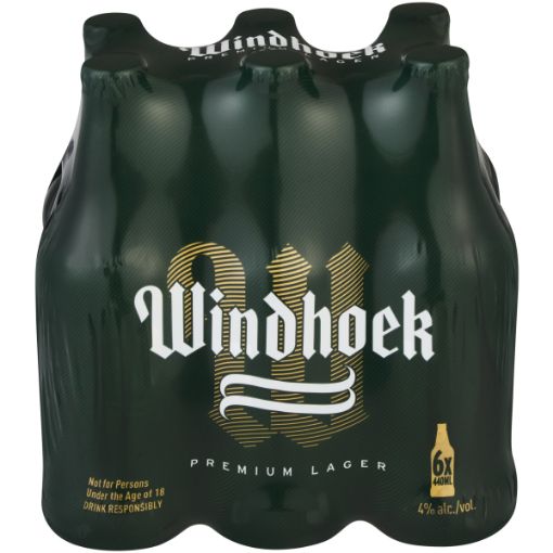 WINDHOEK LAGER NRB 440ML x 6
