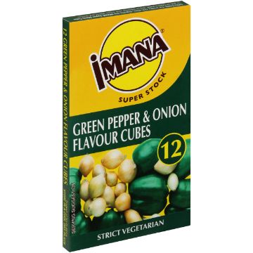 IMANA STOCK CUBES STOCK CUBE GREENPEPPER&ONION