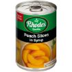 RHODES PEACH SLICES IN SYRUP 410G