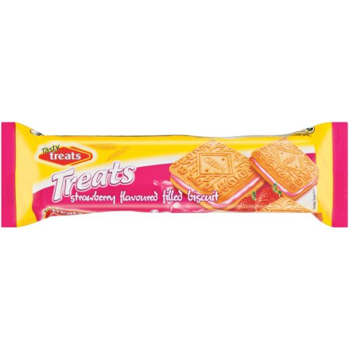 TASTY TREATS CREAM STRAWBERRY BISC 80G