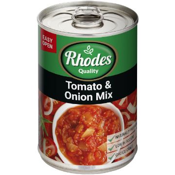 RHODES TOMATO&ONION MIX 410G