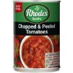 RHODES TOMATOES CHOPPED&PEELED 410G