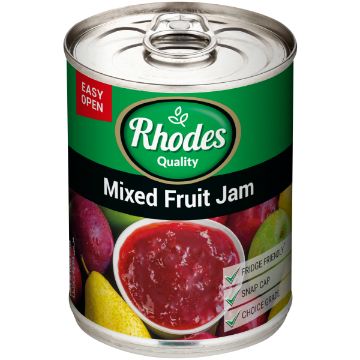 RHODES JAM MIXED FRUIT 450G