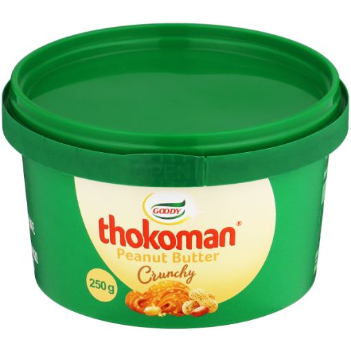 THOKOMAN PEANUT BUTTER CRUNCHY 250G