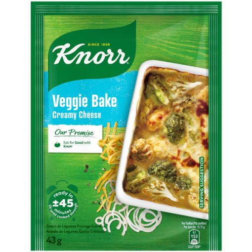 KNORR VEG BAKE CREAMY CHEESE 43G
